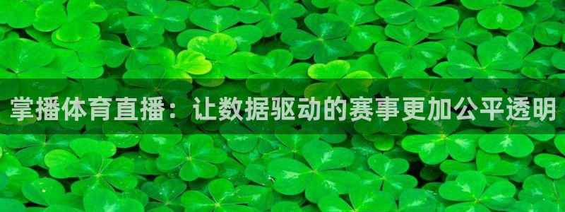 澳超足球直播吧：掌播体育直播：让数据驱动的赛事更加公平透明